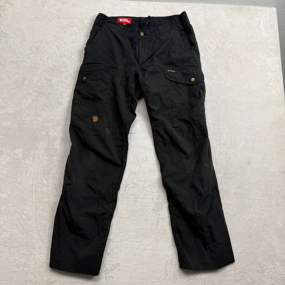 Fjallraven Barents Pro Women's Cargo Pants Black Size 40 G-1000 Hiking Trekking